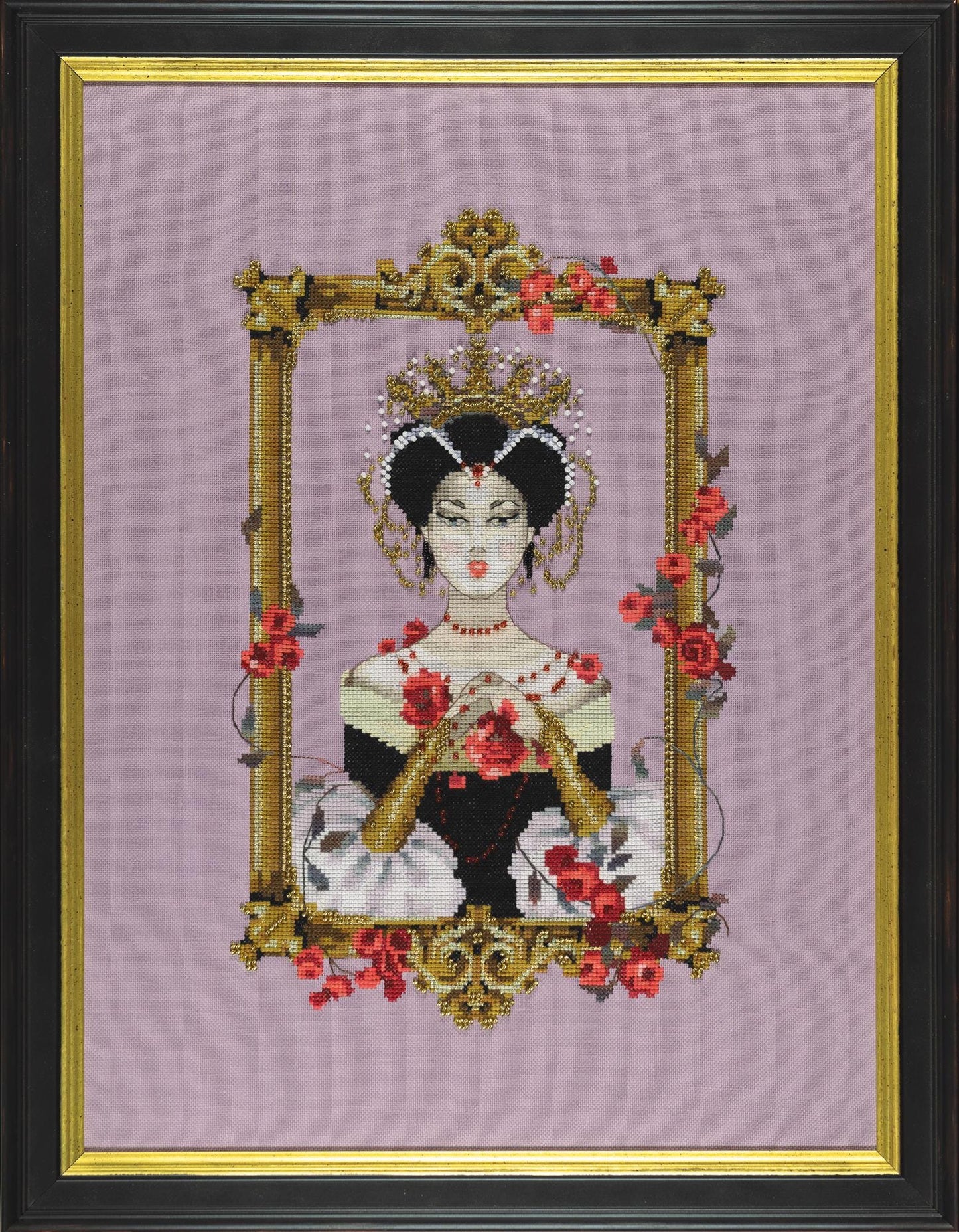 Mirabilia - Portrait Queen cross stitch pattern only, MD-184