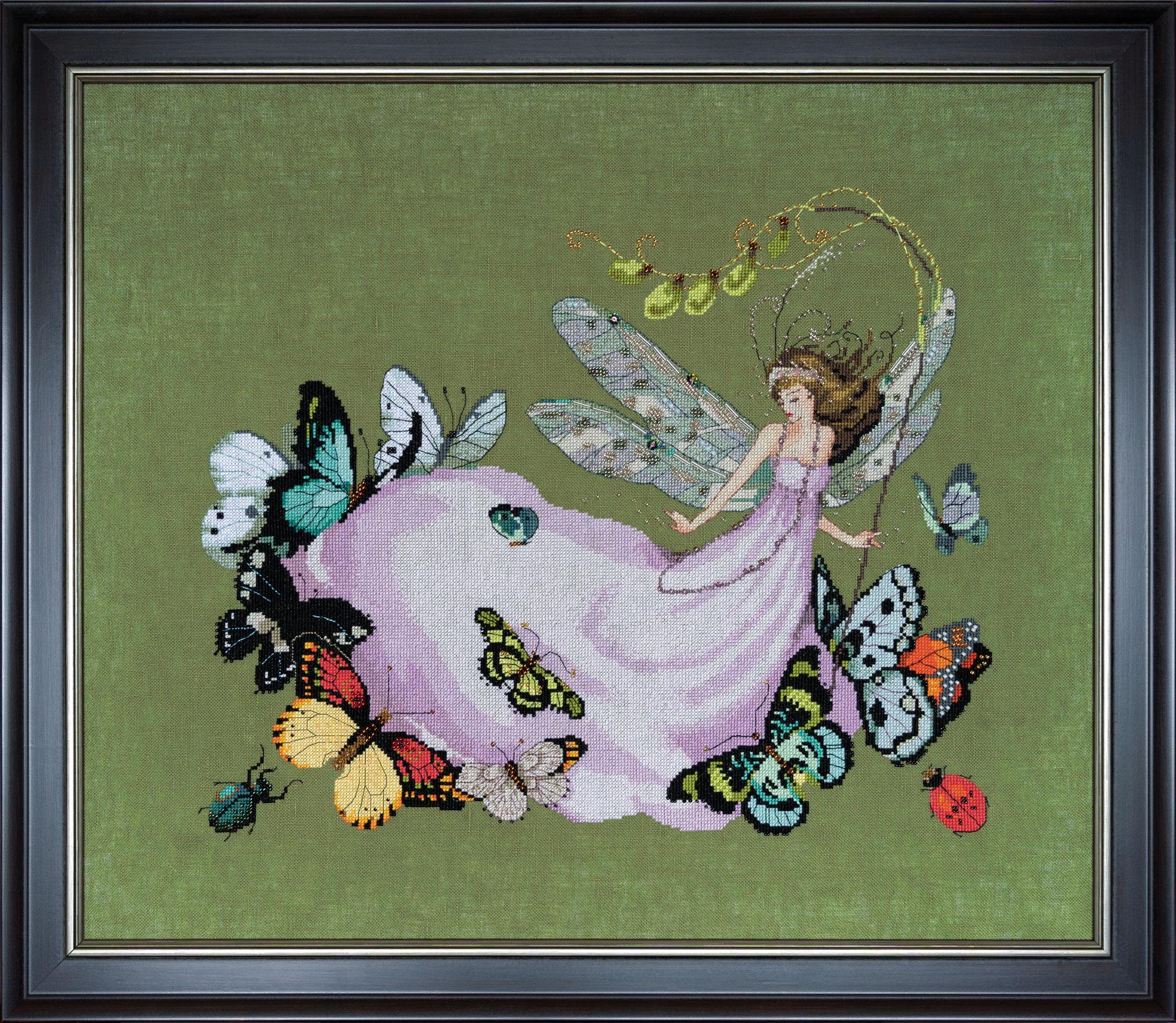 Mirabilia - Delphine's Butterfly Brigade cross stitch pattern only, MD-190