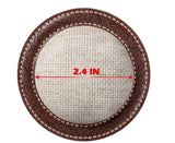 Pincushion kit, set for making a needle holder plywood blank top, 3,4 IN, TL-59