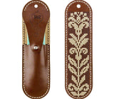 DIY Faux Leather Scissor Case Kit: Embroidery flower Pattern