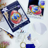 Topaz treasure - Easter egg Cross Stitch Kit: Beads & Threads on Plastic Base