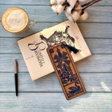 Bookmark set Craft cardboard embroidery kit "Old Mill"
