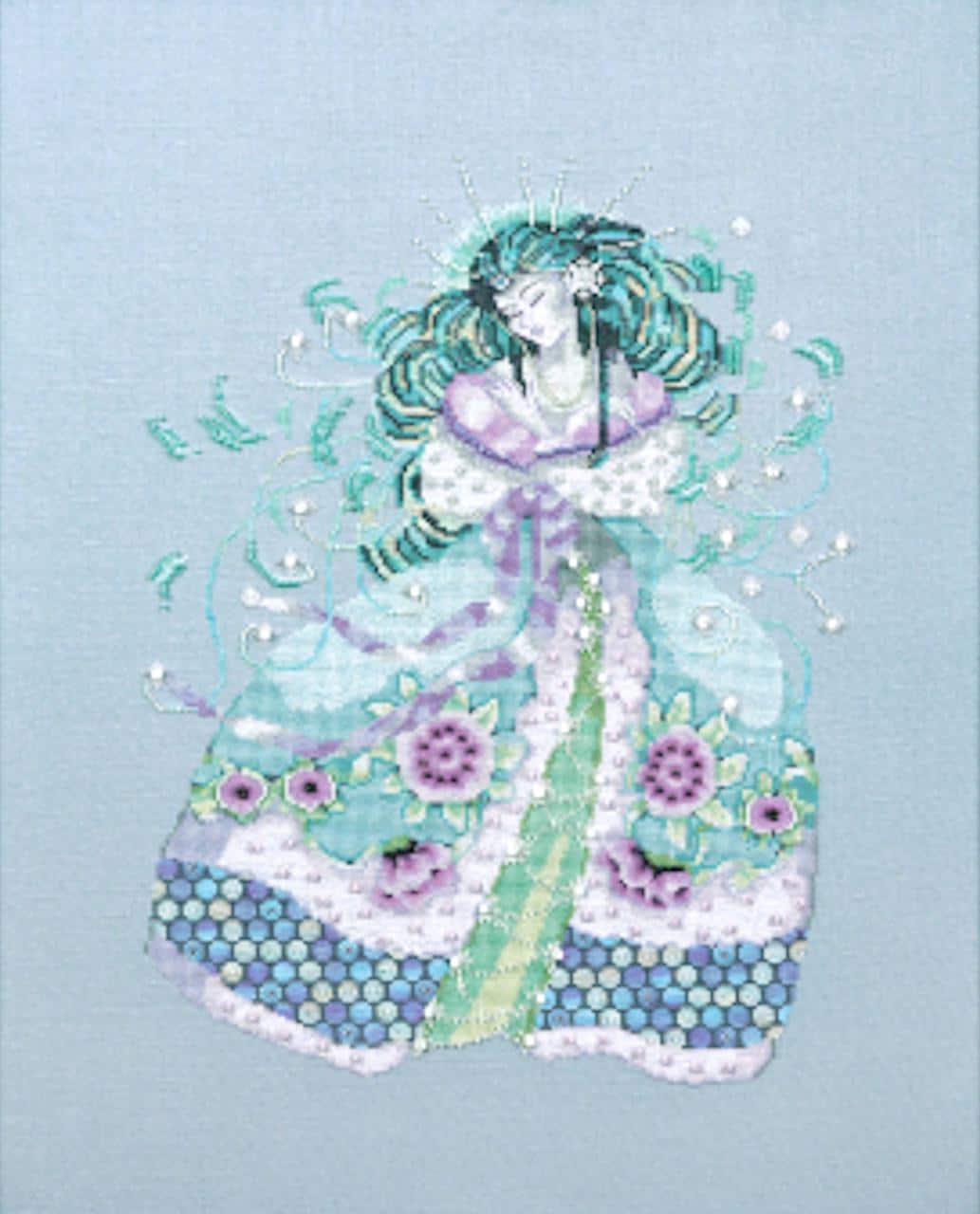 Mirabilia - The Snow Maiden cross stitch pattern only, MD-179