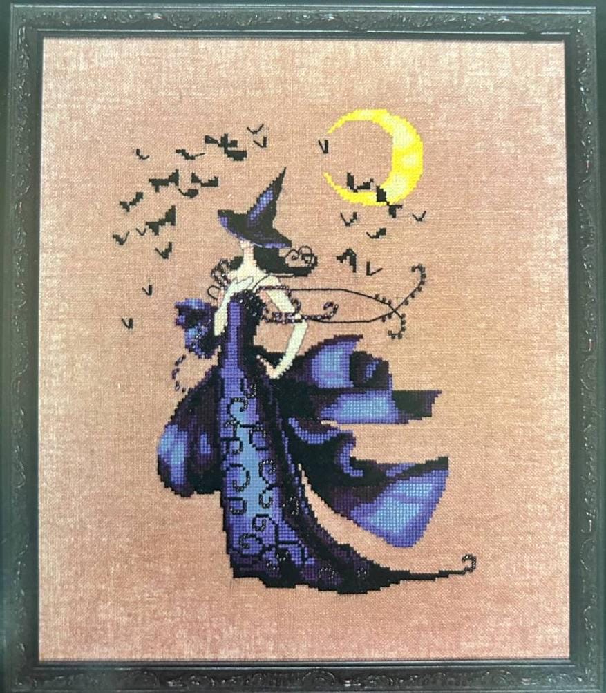 Raven Bewitching Pixies Nora Corbett cross stitch pattern only, Mirabilia Designs NC222