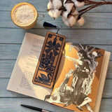 Bookmark set Craft cardboard embroidery kit "Old Mill"