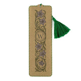 Bookmark set Craft cardboard embroidery kit "Wreath"