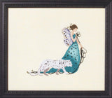 Daughters Of The Wild - Miss Leopard Cross Stitch Chart Pattern by Nora Corbett NC369