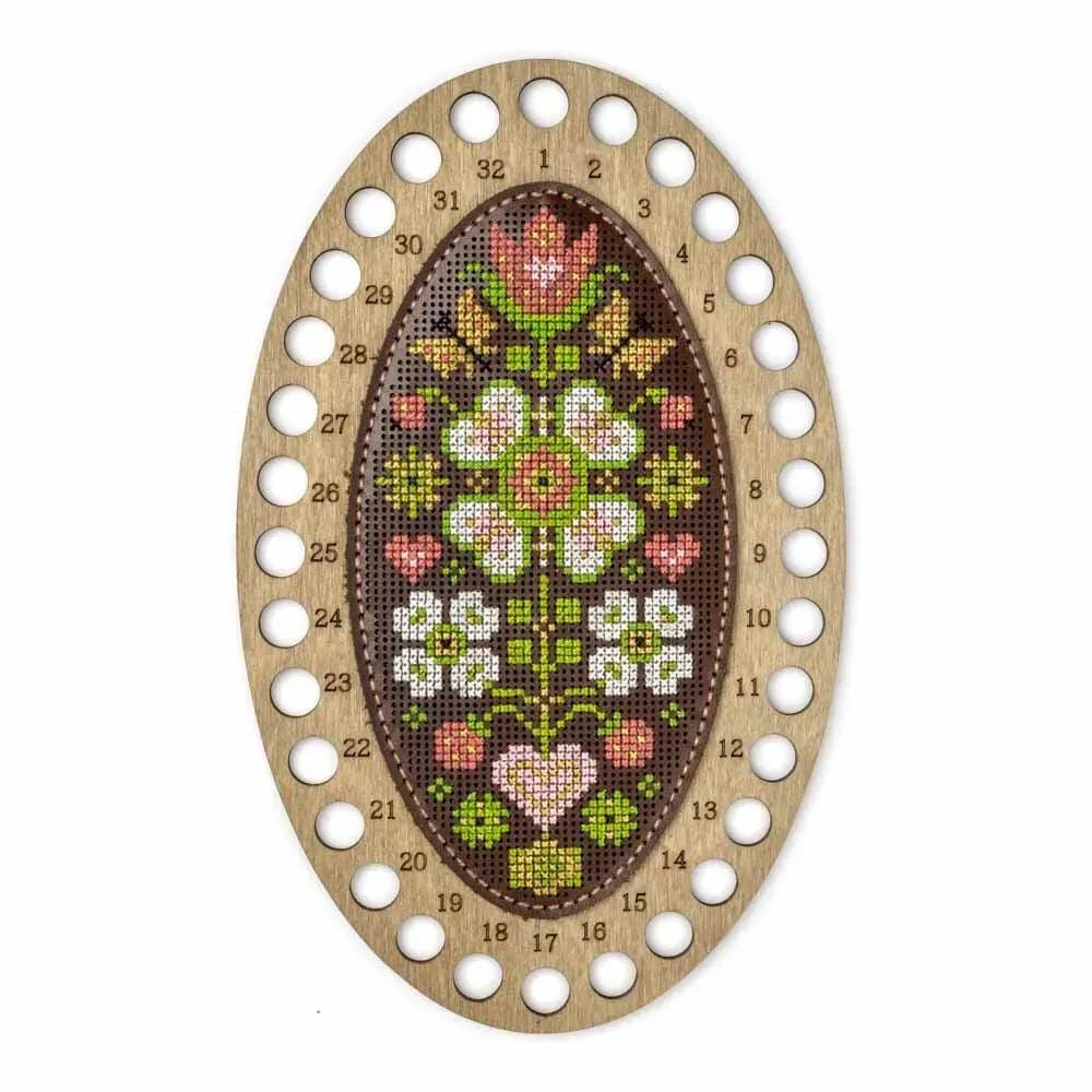 DIY Thread Organizer Kit: Faux Leather Ornament, Needlework Gift