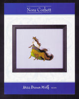 Daughters Of The Wild - Miss Brown Wolf Cross Stitch Chart Pattern by Nora Corbett NC370