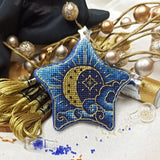 Cross Stitch kit Sun in the Clouds, on plastic base, threads, beads