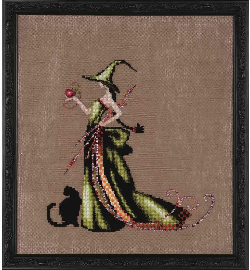 Ana Bewitching Pixies Nora Corbett cross stitch pattern only, Mirabilia Designs NC207