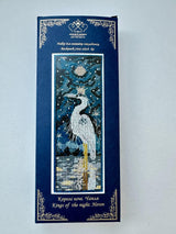 DIY Cross Stitch Bookmark Kit “Heron”, Kings of the night