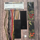 DIY Cross Stitch Bookmark Kit “leading between worlds”, Guardian of the night