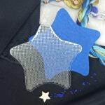 Cross Stitch kit Moon Star on plastic base, threads, beads
