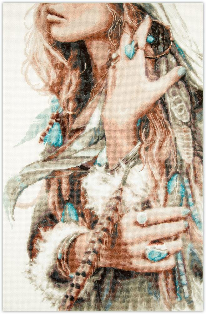 Magic Needle Counted Cross Stitch Kit Boho Girl, 70-03