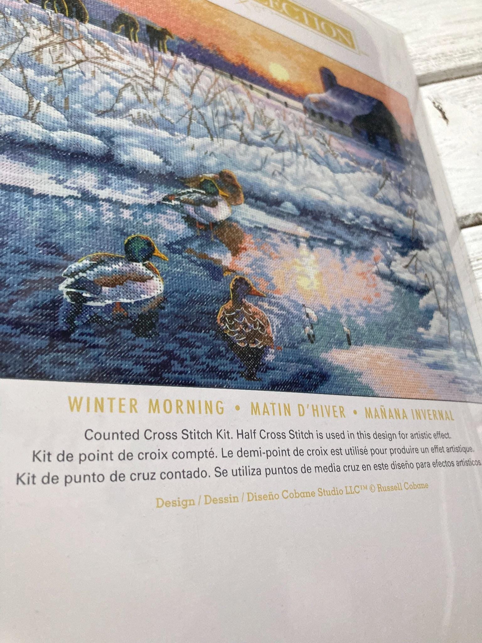Dimensions Counted Cross Stitch Winter Morning, Gold Collection, 70-35304
