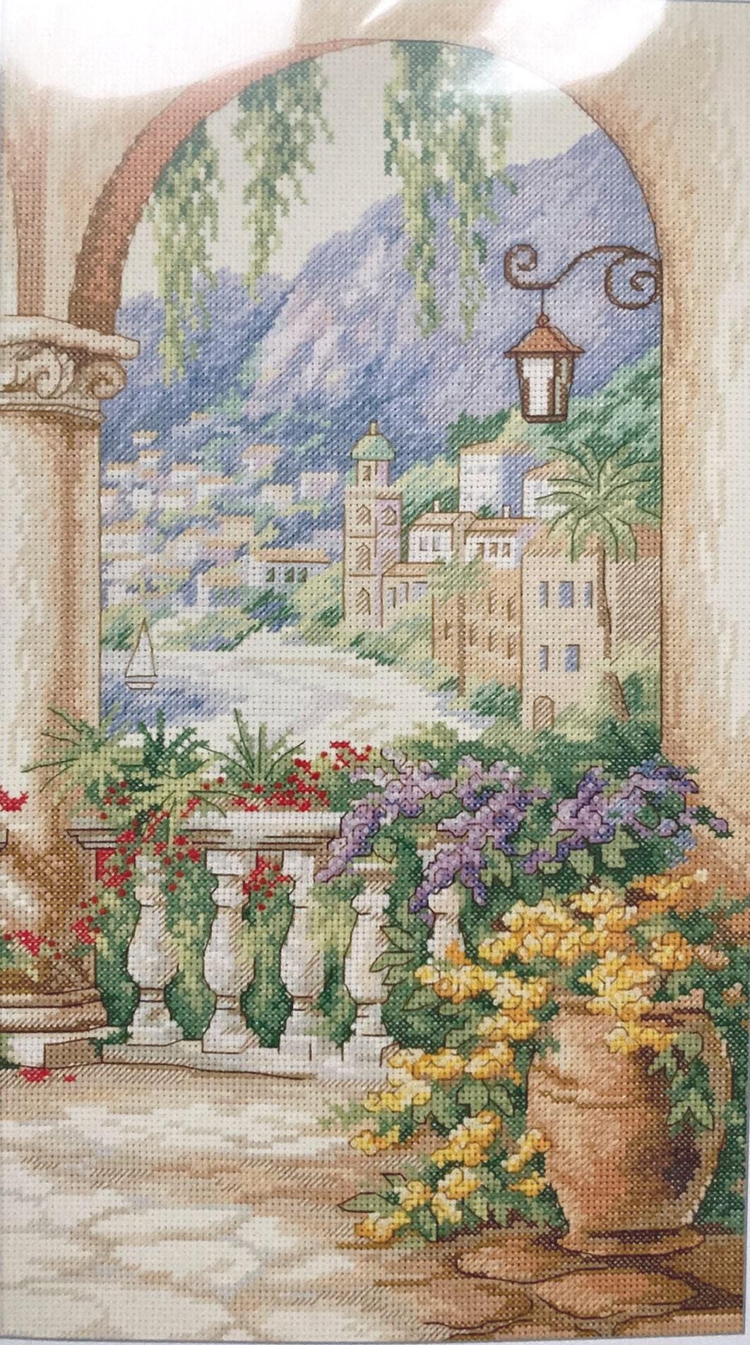 Counted Cross Stitch Kit DIMENSIONS, Terrace Arch (14 Count), 35219