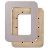 Vertical Plywood Embroidery Hoop with Magnetic Holders (2.5x3.5 IN), plain, hand-painted