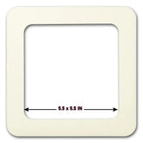 Plywood Embroidery Hoop with Magnetic Holders (5.5x5.5 IN), beige, plain, hand-painted