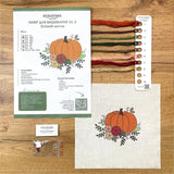 Embroidery kit - Autumn pattern, multi stitch kit, GL-03