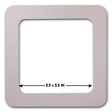 Plywood Embroidery Hoop with Magnetic Holders (5.5x5.5 IN), plain, hand-painted