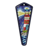 DIY Faux Leather Scissor Case Kit with Cross stitch Lighthouse