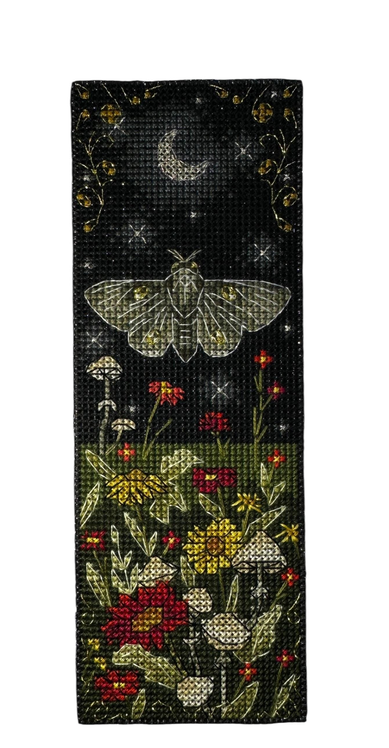 DIY Cross Stitch Bookmark Kit “butterfly”, Guardian of the night