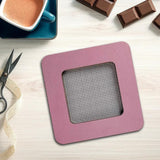 Small  Plywood Embroidery Hoop pastel pink with Magnetic Holders (2.4x2.4 IN), plain, hand-painted