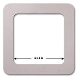 Plywood Embroidery Hoop with Magnetic Holders (4x4 IN), plain, hand-painted