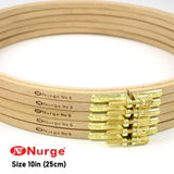 Wood Embroidery Hoop: Nurge 10", H 0.35 in big size