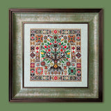 Big Embroidery kit - Sampler Tree of Life, multi stitch kit, GL-04