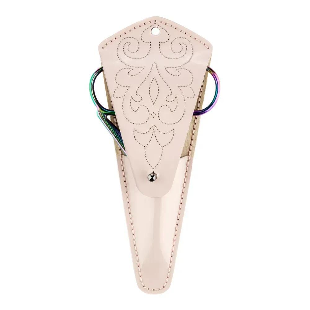 DIY Faux Leather Scissor Case Kit with Cross stitch Balloon