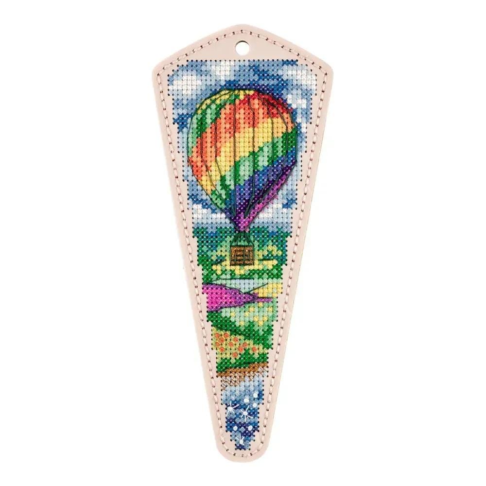 DIY Faux Leather Scissor Case Kit with Cross stitch Balloon